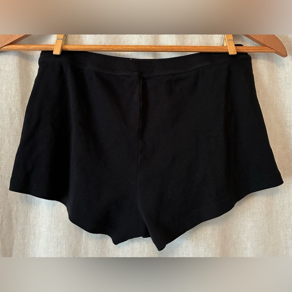 Cou Cou Intimates The Boyshort: 100% Organic Cotton Jersey Black - Picture 2 of 4